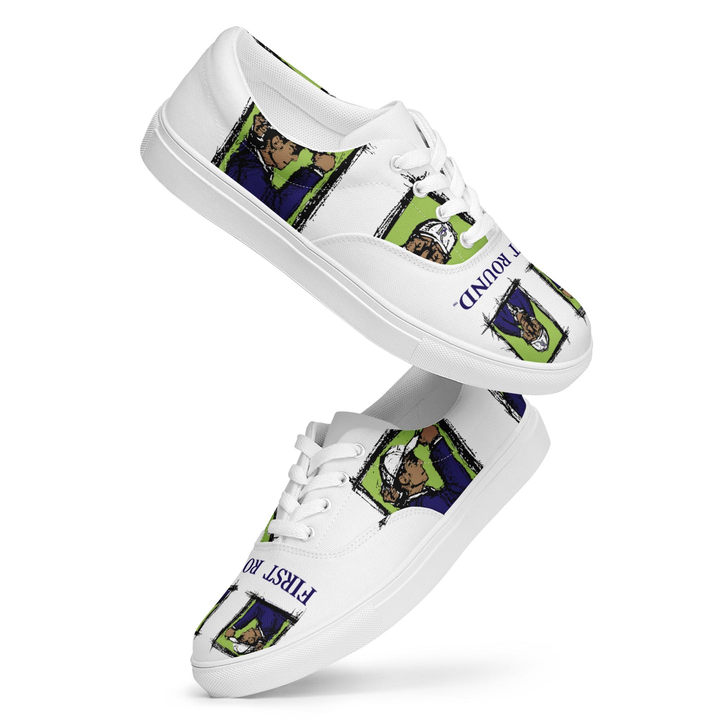 Men’s lace-up canvas shoes